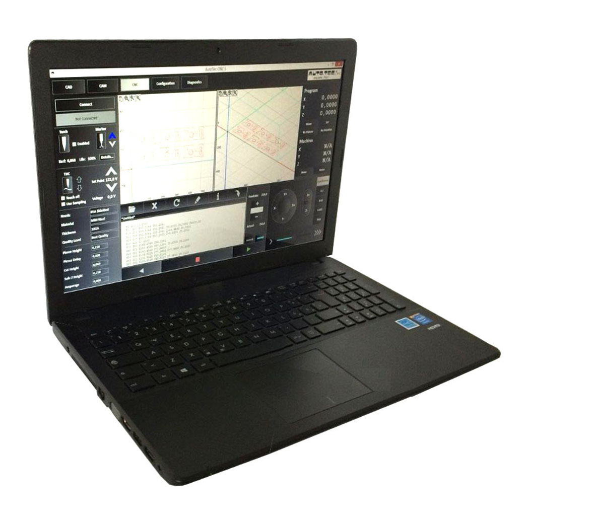 Elettro CF - B00402 DEFINITION CUT 1250x1250 mm 2 axes - CNC plasma ...